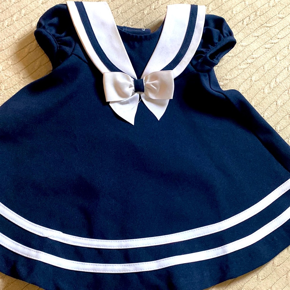 Bonnie baby sailor outfit dark blue